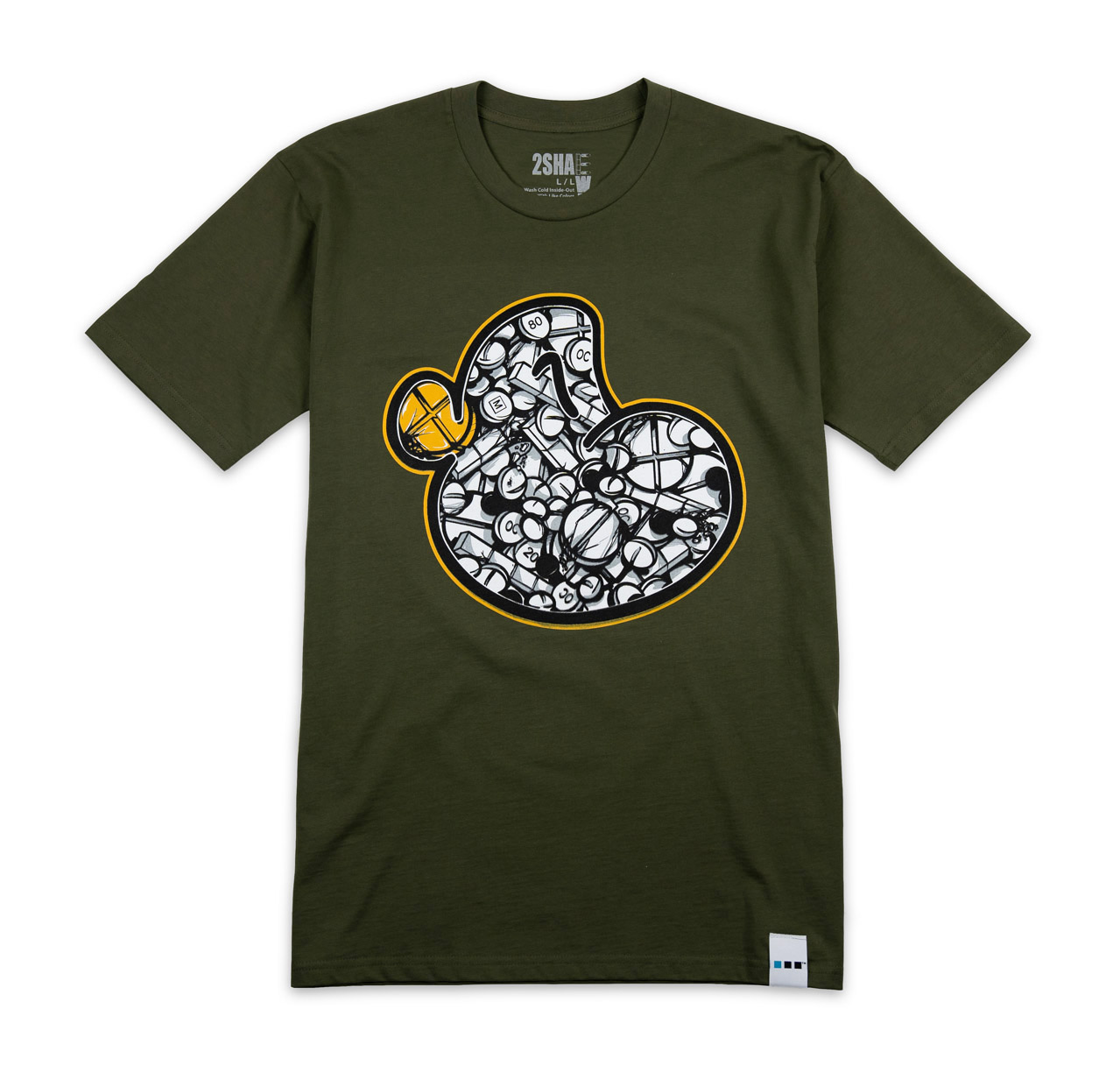 PAINKILLERx Fronts Tee Army web.jpg