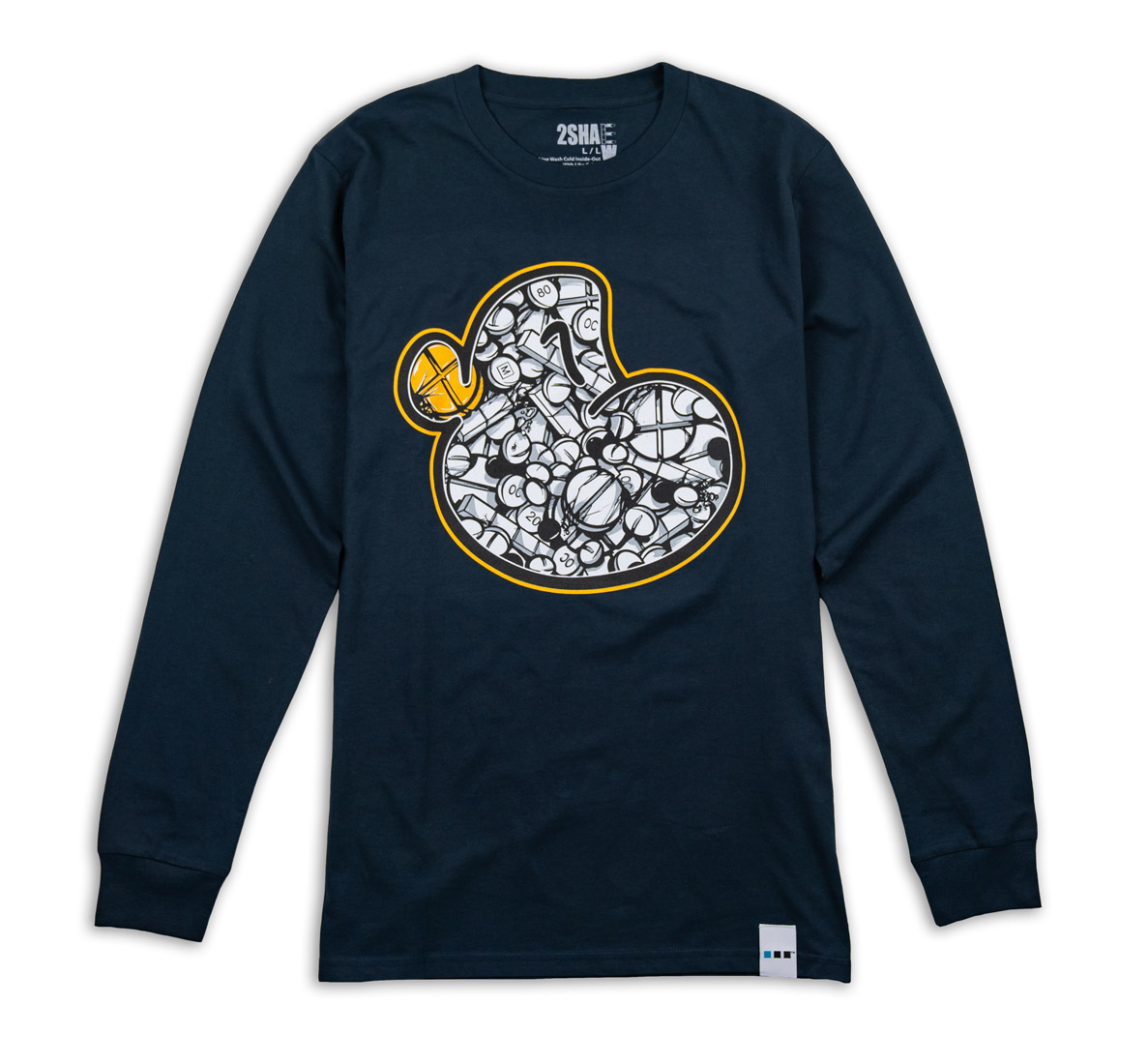 PAINKILLERx Long Sleeve Tee (Navy)