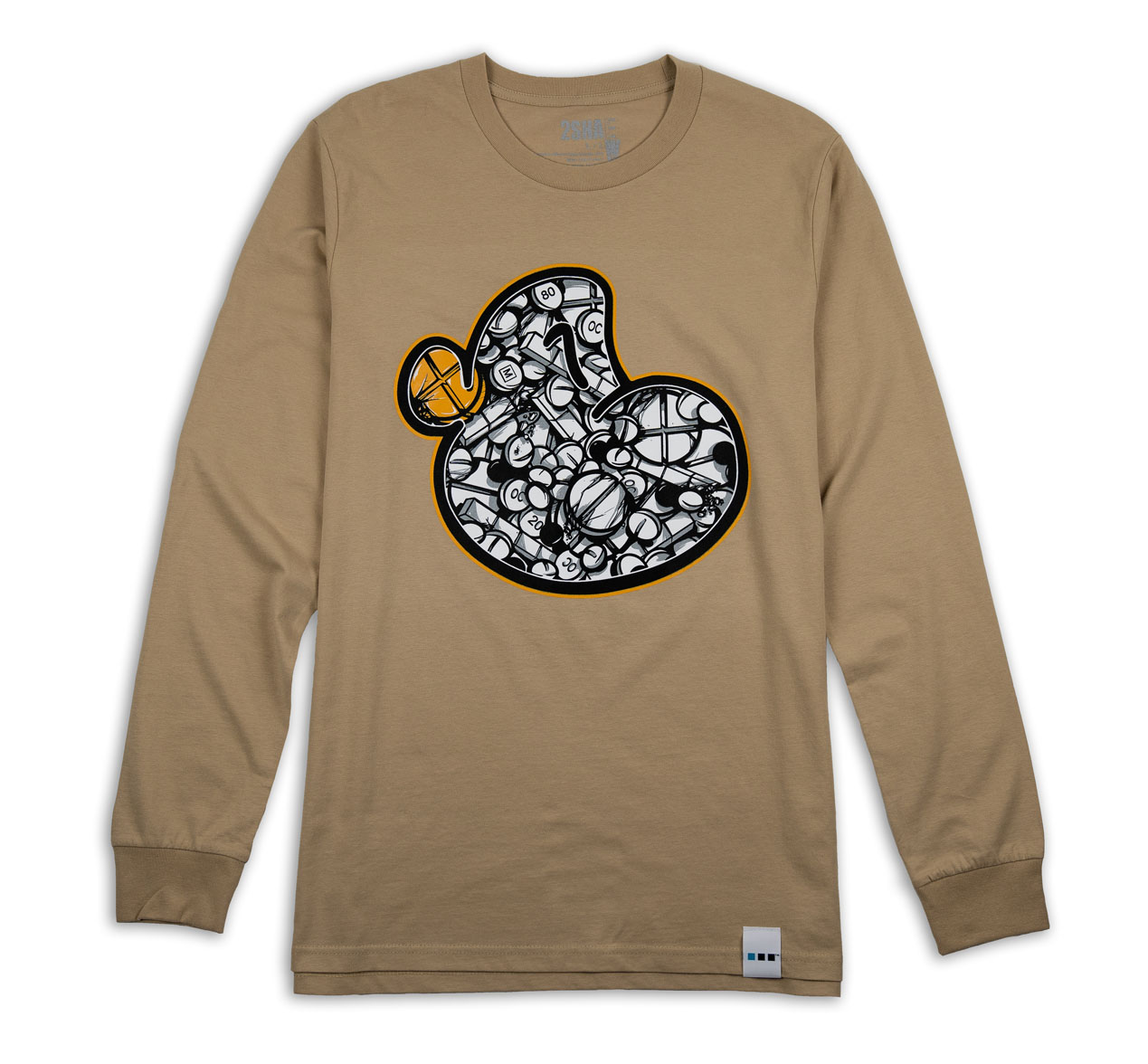 PAINKILLERx Long Sleeve Tee (Tan)