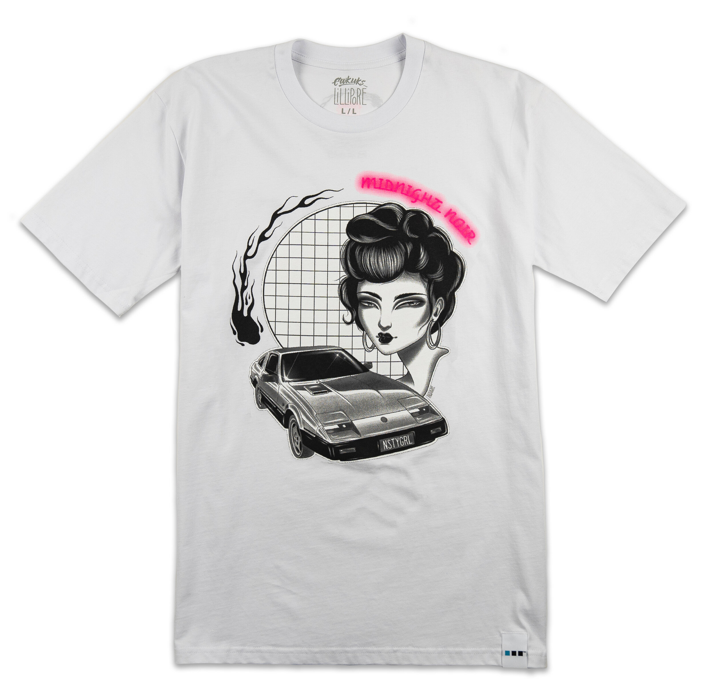 Midnight Noir White Tee - Front.jpg