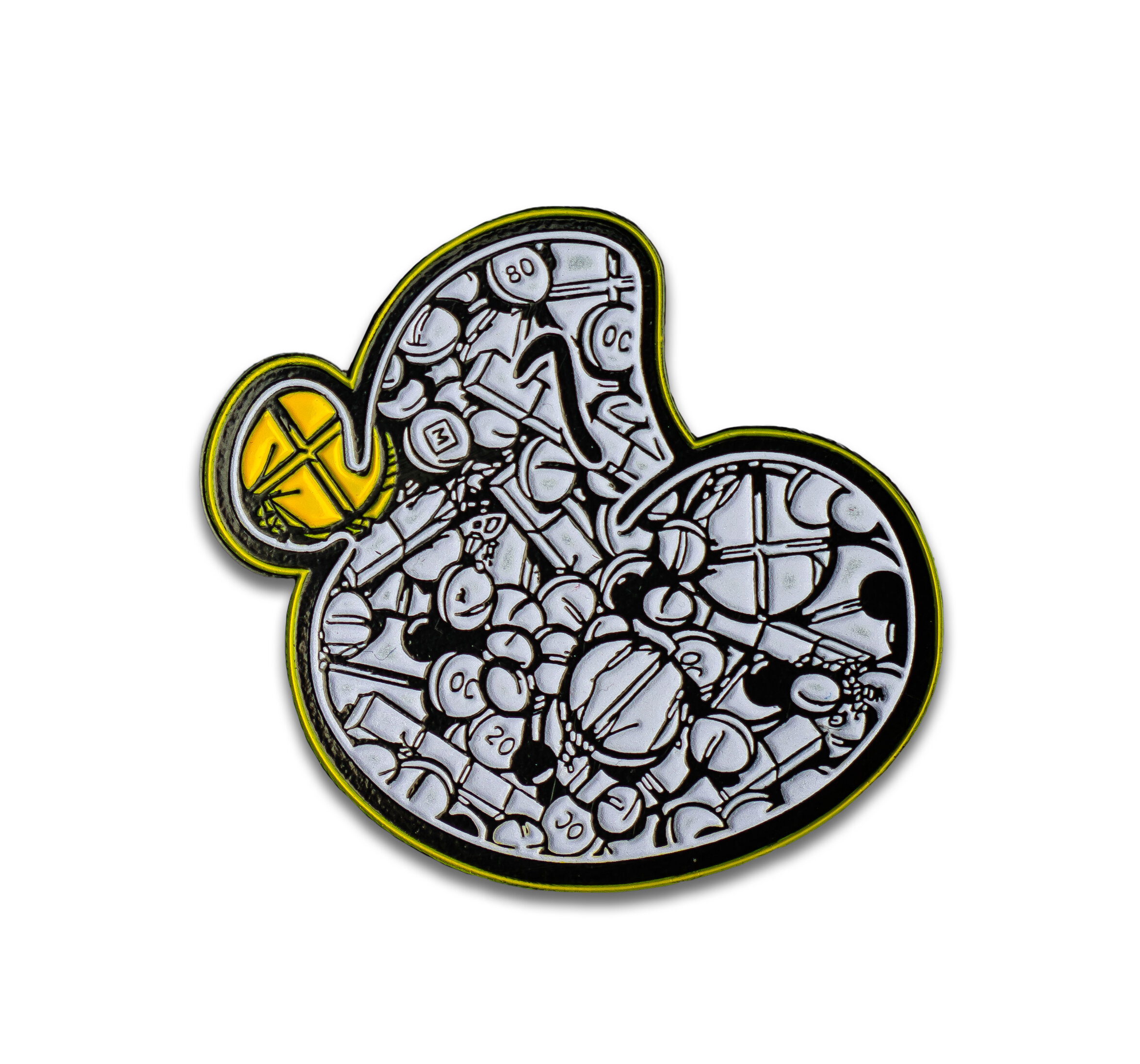 Pill Duck Lapel Pin (Glow in the Dark)