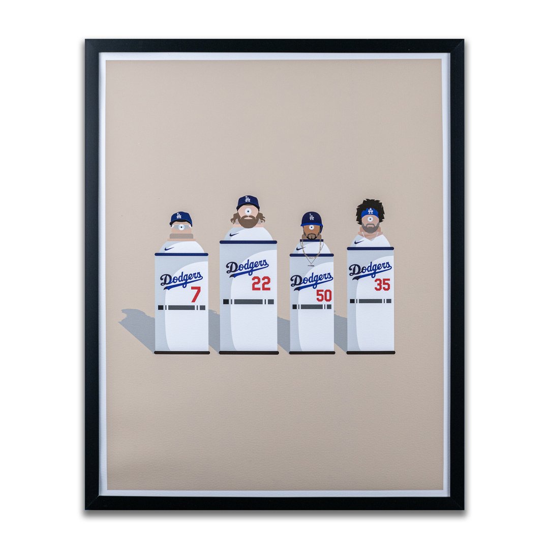 IYKYK Spray Can Kids PRINTS - Framed Dodgers.jpg