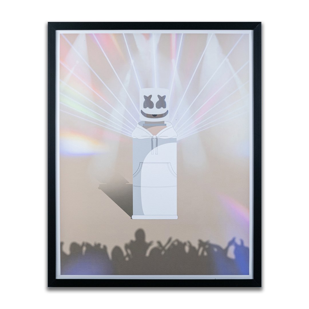 IYKYK Spray Can Kids PRINTS - Framed marshmello.jpg