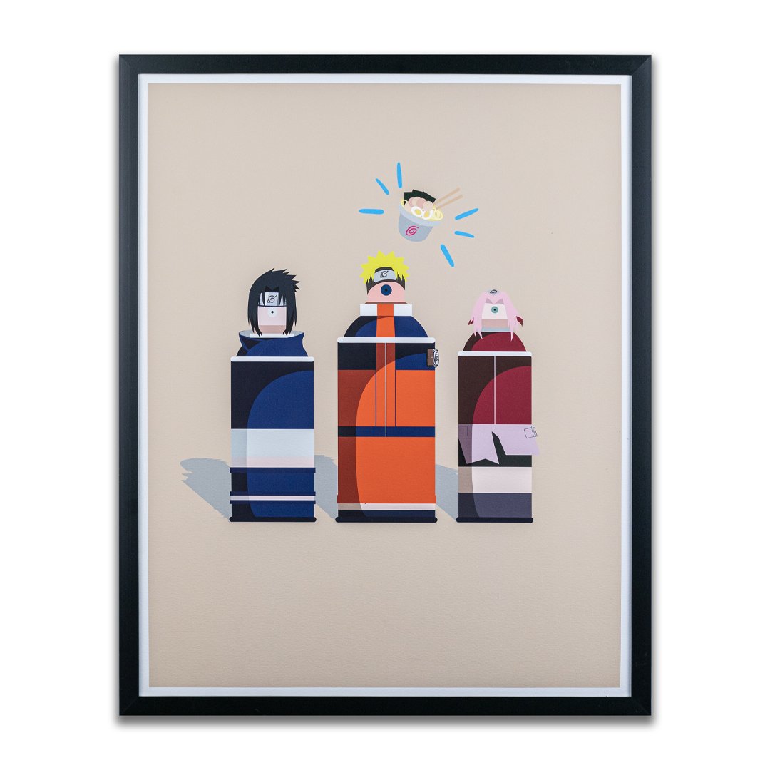 IYKYK Spray Can Kids PRINTS - Framed naruto.jpg