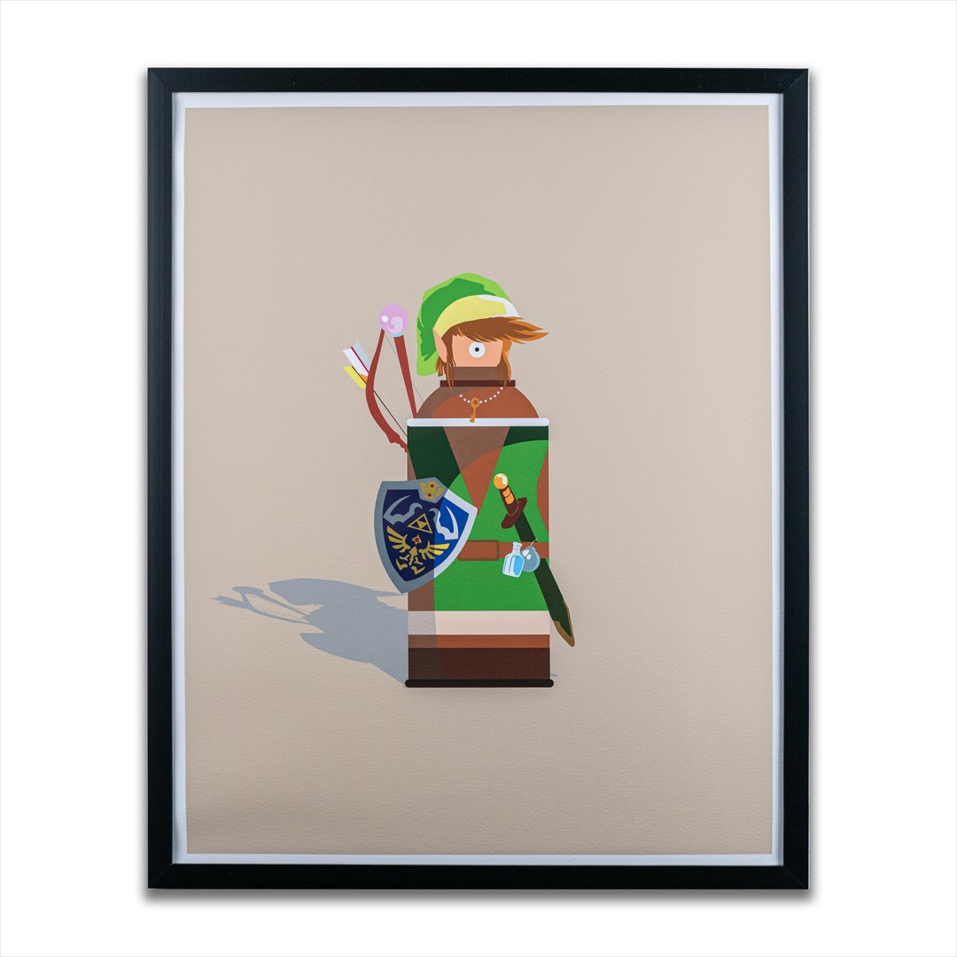 IYKYK Spray Can Kids PRINTS - Framed zelda.jpg