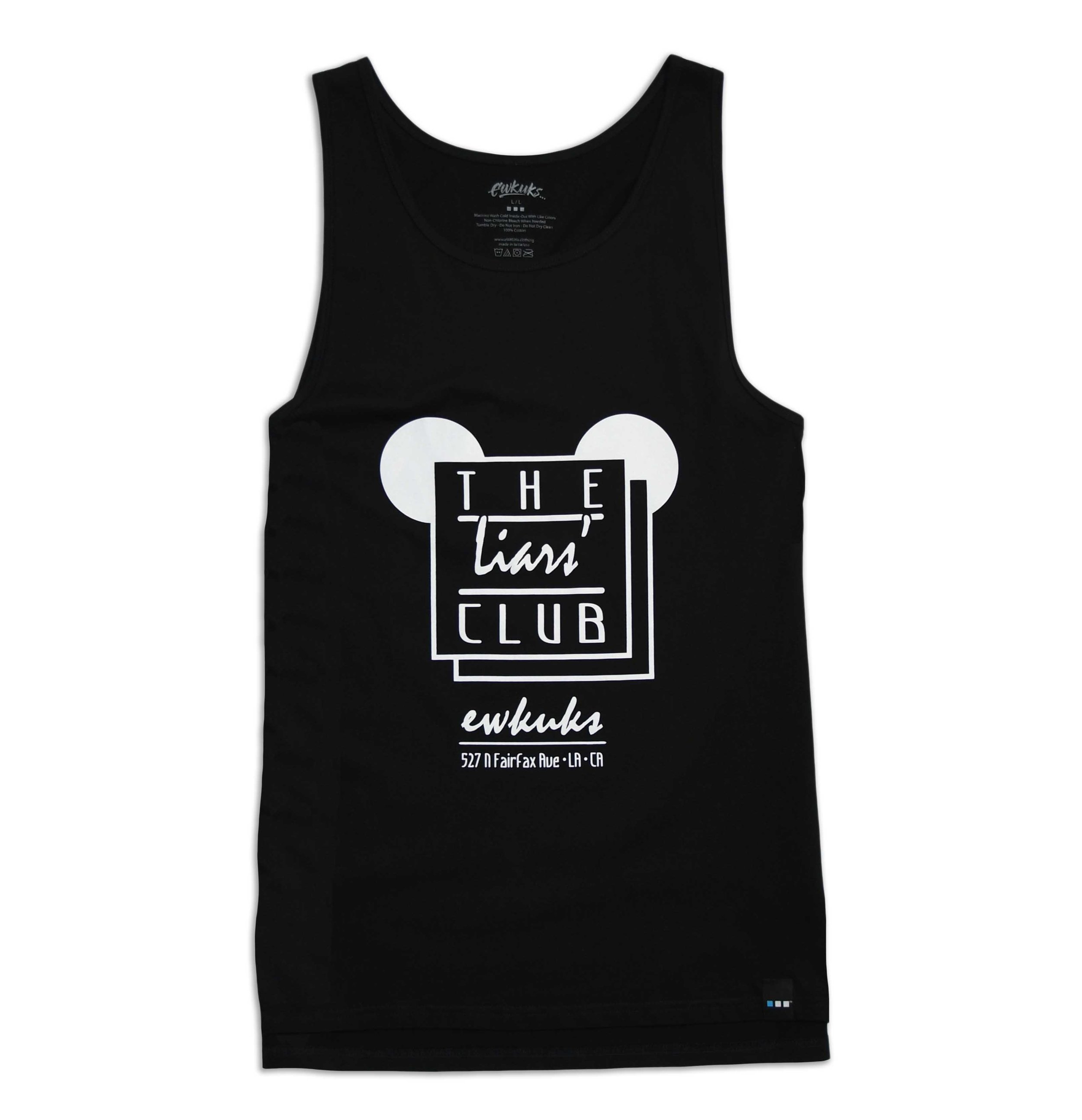Liars Club Black Tank Front.jpg