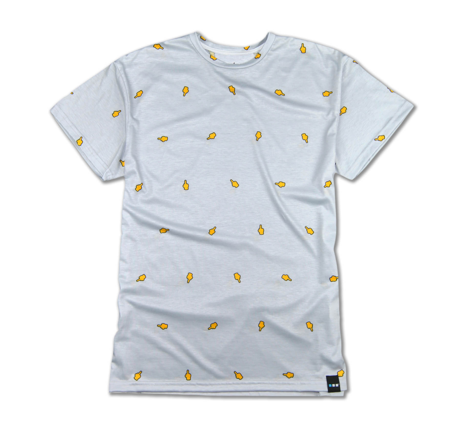 Copy of ewkuks streetwear shirt gray pattern design los angeles california